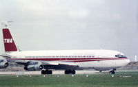 N8732 @ LHR - Boeing 707-331B of Trans World Airlines at Heathrow in September 1976. - by Peter Nicholson