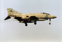 XV406 @ EGQL - Phantom FGR.2 of 228 Operational Conversion Unit landing at RAF Leuchars in April 1990. - by Peter Nicholson