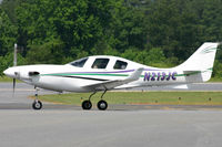 N213JC @ KEHO - Taxiing up the hill after arrival. - by Jamin