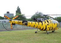 N9362 @ X3DT - Aerospatiale SA.316B Alouette III parked on the lawn in front of the AeroVenture Museum, Doncaster - by Ingo Warnecke