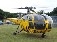 N9362 @ X3DT - Aerospatiale SA.316B Alouette III parked on the lawn in front of the AeroVenture Museum, Doncaster - by Ingo Warnecke