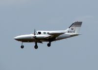 N421E @ SHV - Landing at Shreveport Regional.