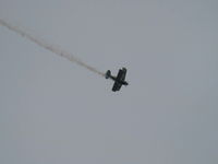 N57BC @ NTD - 2001 Aviat S-2C PITTS SPECIAL, Lycoming AEIO-540, low show aerobatics due to low ceiling and fog - by Doug Robertson
