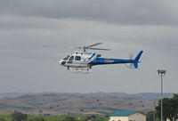 N708HP @ KPRB - California Highway Patrol 1999 Eurocopter AS350B3 returning from traffic enforcement mission - by Steve Nation