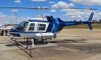 N802KA @ KPRB - 1999 Bell 206B sprayer of Sinton Helicopters up from Camarillo, CA for maintenance checks - by Steve Nation