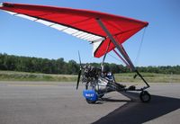 N42AT @ KFRR - Aerotrike Safari with new Aeros Profi TL 14-meter wing and 60hp HKS engine. - by Steve Beste