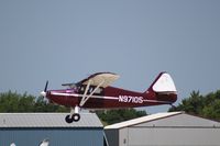 N97105 @ KOSH - Stinson 108-1 - by Mark Pasqualino