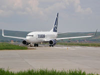 YR-BGI @ LRCL - Taxi for takeoff to Madrid