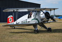 G-BUTX @ EGLM - 1940 Bucker BU133C Jungmeister at White Waltham - by moxy