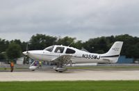 N355MJ @ KOSH - SR22 - by Mark Pasqualino