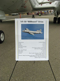 150522 @ NTD - Lockheed NP-3D 'Billboard' ORION, four Allison T56-4-14 Turboprops 4,600 shp each, data - by Doug Robertson