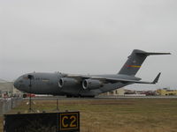 05-5143 @ NTD - 2005 Boeing C-17A GLOBEMASTER III, four P&W F-117-P-100 Turbofans 41,700 lbst each, of 452nd AMW at March ARB, California. C-17 a design of McDonnell Douglas. Range: 3,225 mi. - by Doug Robertson