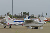 N13733 @ KRHV - 1976 Cessna 177B #30 with canopy cover - by Steve Nation