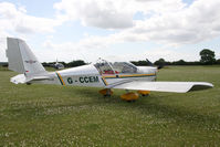 G-CCEM @ X5FB - Aerotechnik EV-97 Eurostar at Fishburn Airfield, UK in 2010. - by Malcolm Clarke