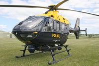 G-NEAU @ X5FB - Eurocopter EC-135T-2 (Northumbria Police Authority) at Fishburn Airfield in July 2010. - by Malcolm Clarke