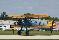 N56878 @ KOSH - Stearman - by Mark Pasqualino