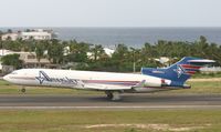 N994AJ @ TNCM - Amerijet N994AJ landing at TNCM runway 10