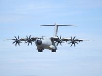 EC-402 @ EGLF - Airbus A400M second prototype coming in to land at Farnborough International 2010 - by Ingo Warnecke