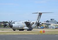 EC-402 @ EGLF - Airbus A400M second prototype ready for the flying display at Farnborough International 2010 - by Ingo Warnecke