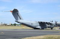 EC-402 @ EGLF - Airbus A400M second prototype being readied for the flying display at Farnborough International 2010 - by Ingo Warnecke