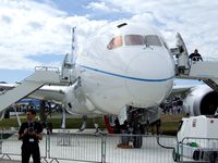 N787BX @ EGLF - Boeing 787-8 Dreamliner at Farnborough International 2010 - by Ingo Warnecke