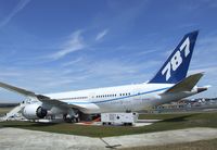 N787BX @ EGLF - Boeing 787-8 Dreamliner at Farnborough International 2010 - by Ingo Warnecke
