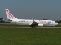 EC-IDT @ EIDW - Air Europa waiting for take-off clearence - by Robert Kearney