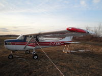 C-FXWG - Parked, engine less, in a field at Pintendre near Québec City. - by olinadeau