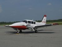 C-FBVB @ GWW - Piper Aztec, with Canadian registration that landed at Goldsboro-Wayne for a meeting with local farmers. - by George Zimmerman