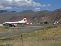 N403CT @ CYKA - ...waiting for a Conair / Convair 580 Air Tanker to depart...forest fires in the area. - by Blindawg