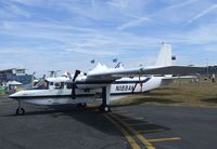 N188AM @ EGLF - Britten-Norman BN-2T Turbine-Islander at Farnborough International 2010