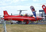 HB-HZC @ EGLF - Pilatus PC-21 Prototype at Farnborough International 2010