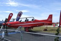 HB-HZC @ EGLF - Pilatus PC-21 Prototype at Farnborough International 2010