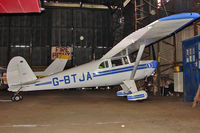 G-BTJA @ EGBG - 1947 Luscombe Airplane Corporation LUSCOMBE 8E, c/n: 5037 at Leicester - by Terry Fletcher