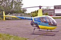 G-SIMS @ EGBG - 1990 Robinson Helicopter Co Inc ROBINSON R22 BETA, c/n: 1596 at Leicester