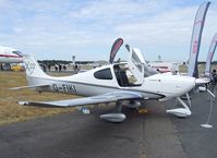G-FIKI @ EGLF - Cirrus SR22X at Farnborough International 2010 - by Ingo Warnecke