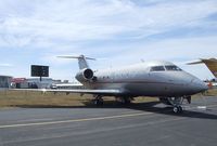 OE-IND @ EGLF - Bombardier CL-600 Challenger 605 of Vistajet at Farnborough International 2010