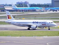 EC-HDN @ EHAM - Iberia wearing the One World scheme - by Chris Hall