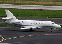 D-BASE @ EDDL - D-BASE Falcon 2000EX c/n111 at Dusseldorf - by Mark Giddens