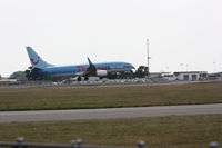 G-FDZJ @ EGHH - Shortly after landing on a beautiful summers afternoon. - by Alan Gerrish
