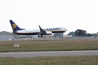 EI-DLV @ BOH - Landing at Bournemouth Airport - by Alan Gerrish