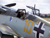 G-BWUE @ EGSU - Flying Legends  Air Show Duxford 2010 - by Henk Geerlings
