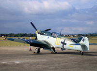 G-BWUE @ EGSU - Flying Legends  Air Show Duxford 2010 - by Henk Geerlings