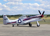 N405HC @ EGSU - Flying Legends  Air Show Duxford 2010 - by Henk Geerlings