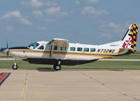 N732MD @ KDEC - Air Choice One flight 651 leaving Decatur, Illinois for St. Louis - Lambert. - by Doug Wolfe