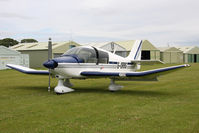 G-ORRG @ X5FB - Robin DR400/180 at Fishburn Airfield in July 2010. - by Malcolm Clarke