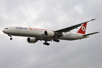 TC-JJC @ LHR - Short final on rwy 27L - by Jens Achauer