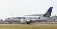 N16647 @ KAUS - COA B735 departs 17L. - by Darryl Roach