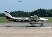 N9951H @ DTN - At Downtown Shreveport. A B-52 from Barksdale AFB in the distance. - by paulp