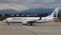 TC-SNF @ LOWG - Sun Express 738 - by GRZ_spotter